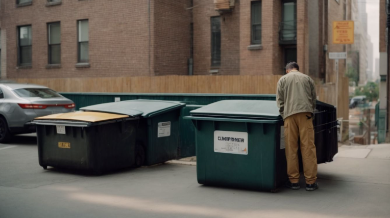 residential dumpster